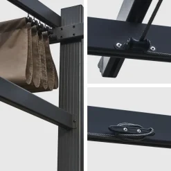 Happy Garden Pergola FRÉJUS - Bruin - Aluminium