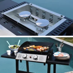 Happy Garden s MALA - 2 Pits - Zwart - Staal