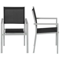 Happy Garden Stoel - Grijs - Aluminium