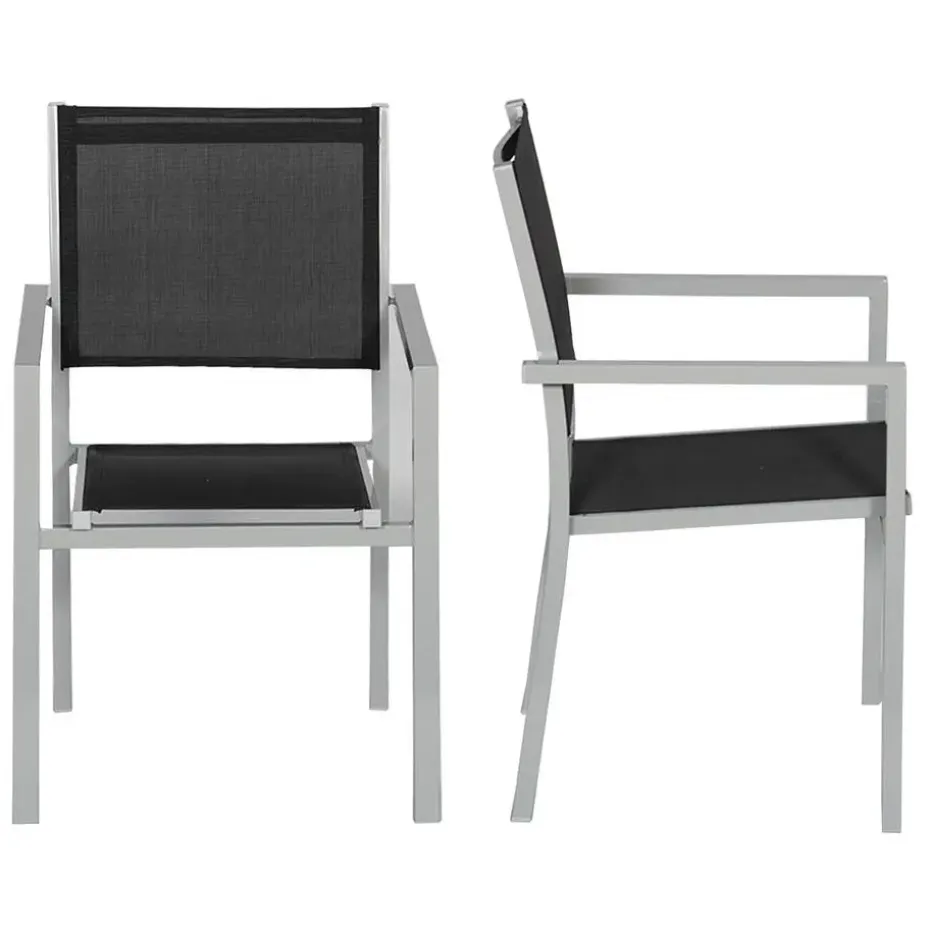 Happy Garden Stoel - Grijs - Aluminium