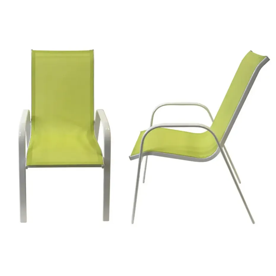 Happy Garden Stoel MARBELLA - Groen - Aluminium