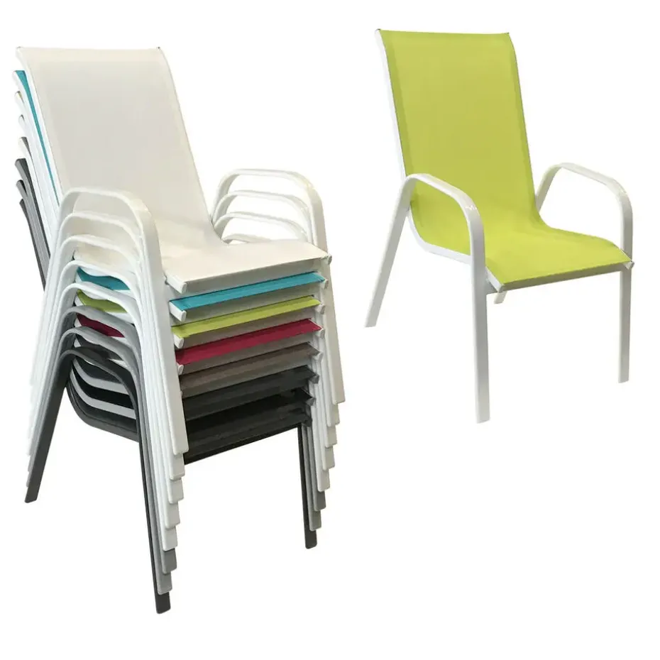 Happy Garden Stoel MARBELLA - Groen - Aluminium