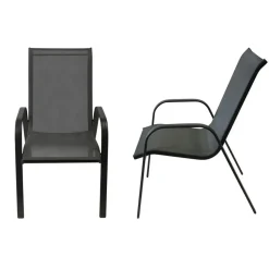 Happy Garden Stoel MARBELLA - Grijs - Aluminium