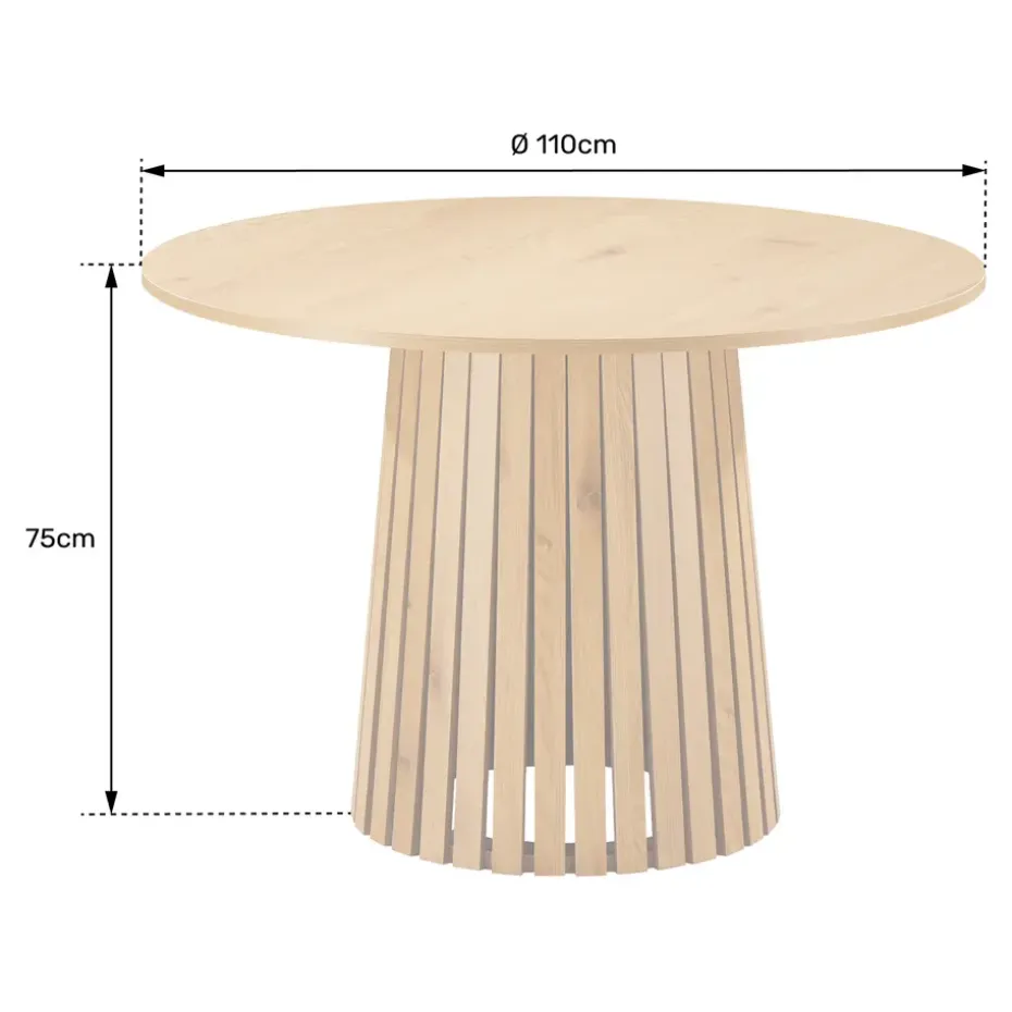 Happy Garden Tabel LIV - Bruin - Spaanplaat