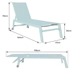 Happy Garden Transat BARBADOS - Grijs - Aluminium
