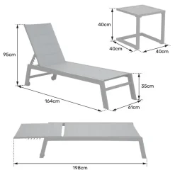 Happy Garden Transat BARBADOS - Oranje - Aluminium