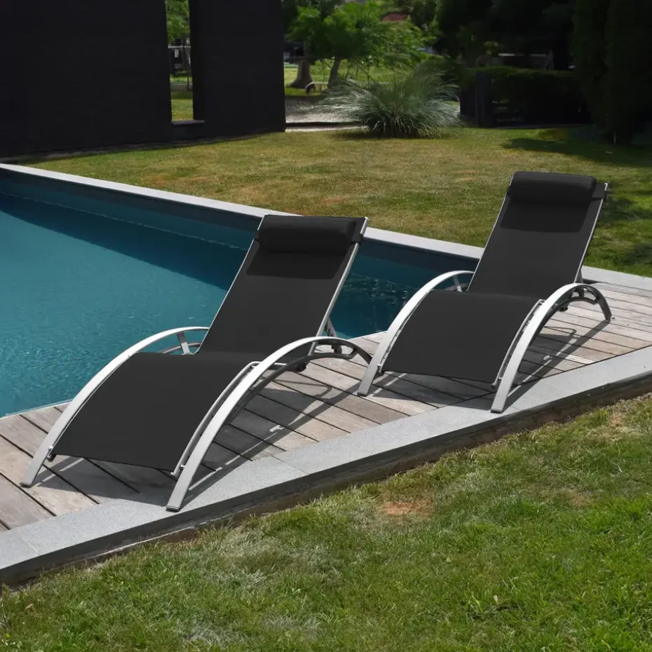 Happy Garden Transat GALAPAGOS - Zwart - Aluminium