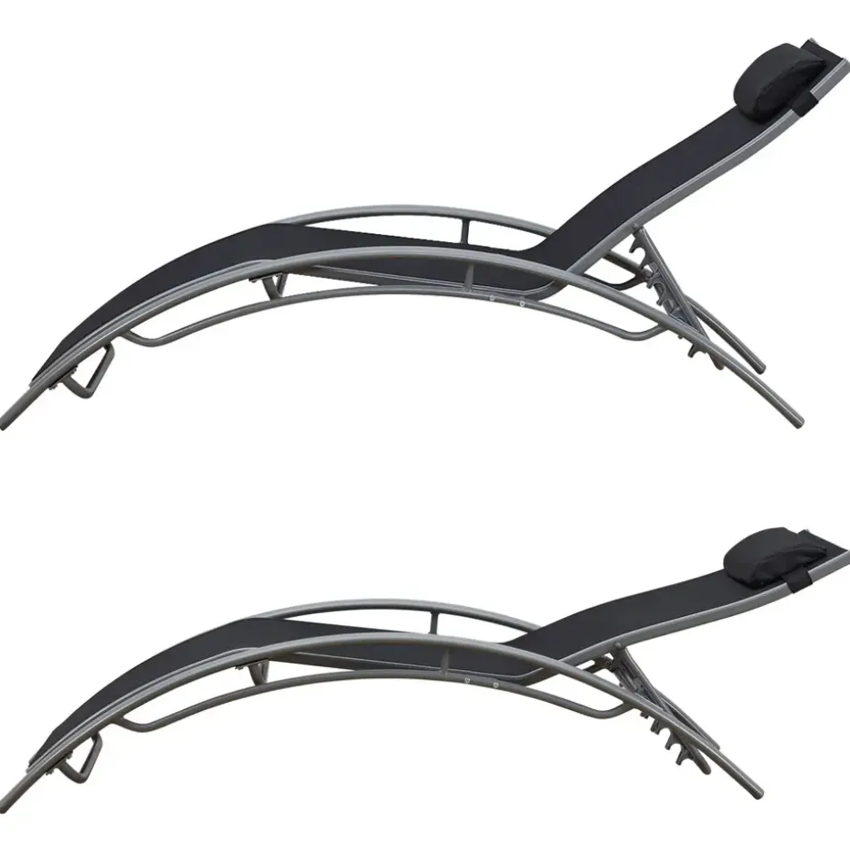 Happy Garden Transat GALAPAGOS - Zwart - Aluminium