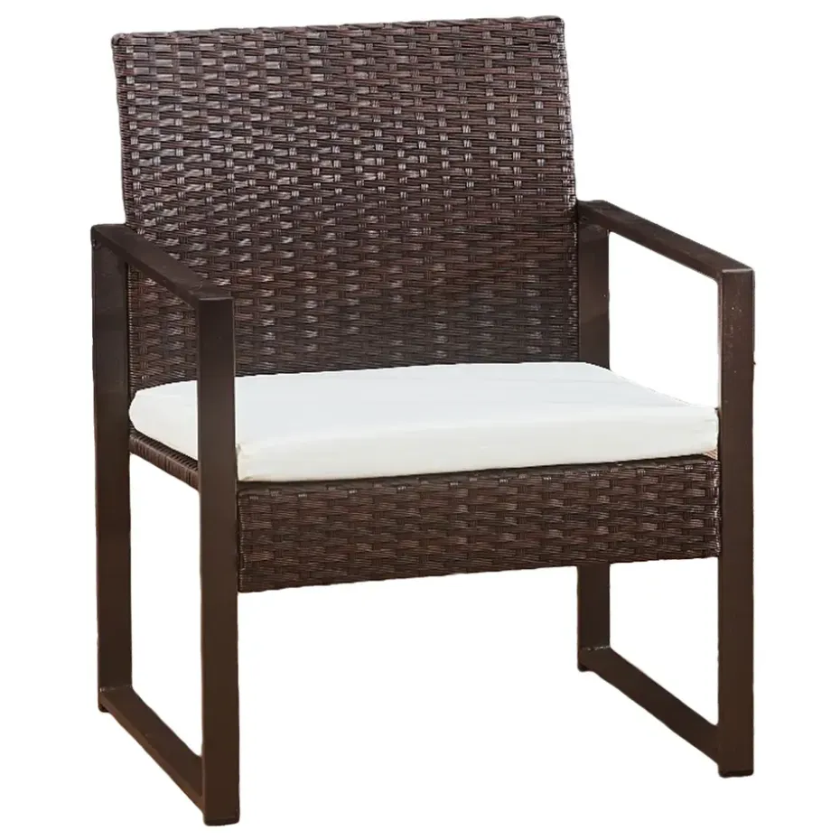 Happy Garden Tuinmeubilair MAJORQUE - Bruin - Geweven hars