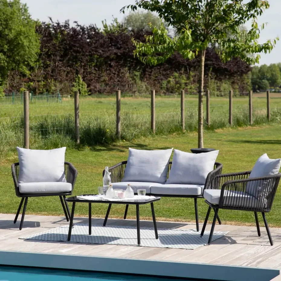 Happy Garden Tuinmeubilair OUVÉA - Grijs - Touw