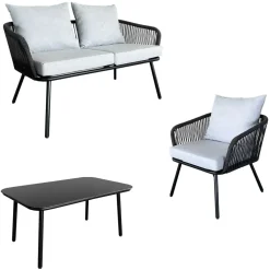 Happy Garden Tuinmeubilair OUVÉA - Grijs - Touw