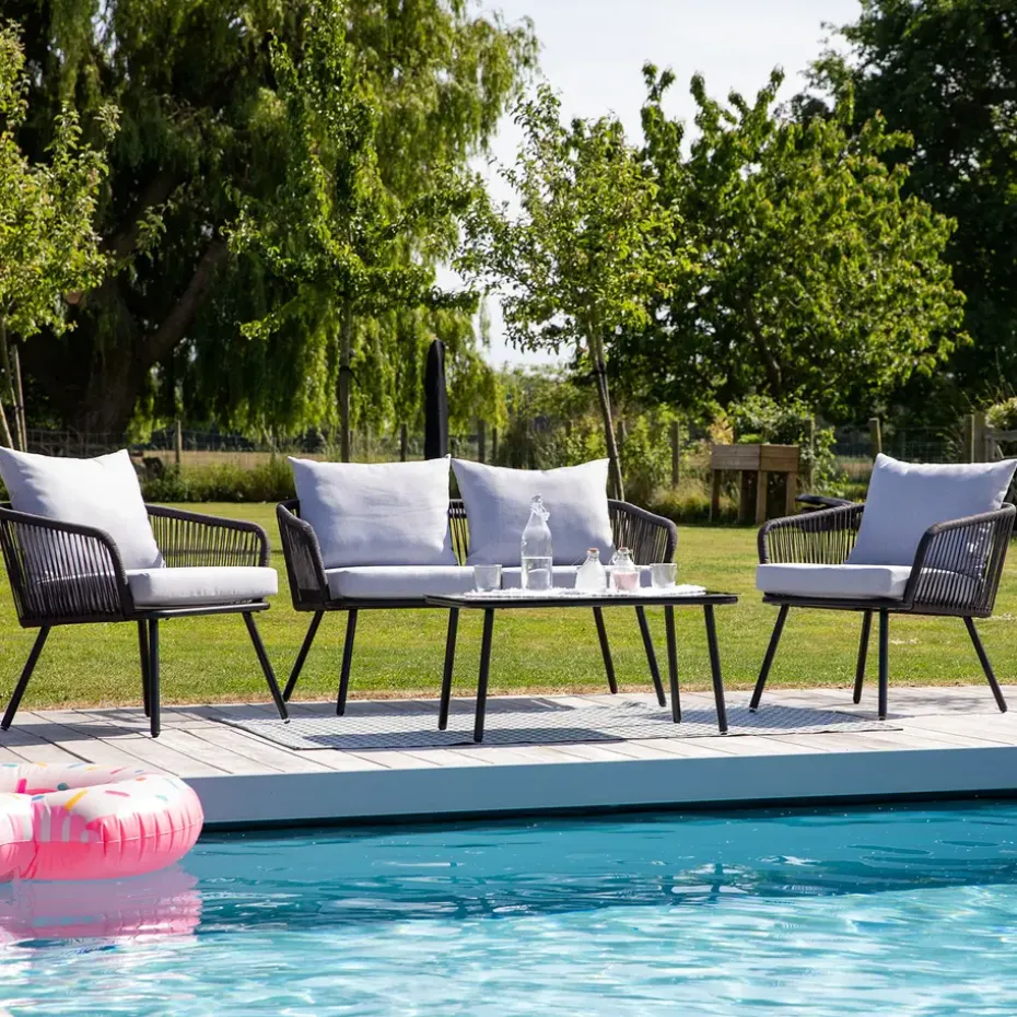 Happy Garden Tuinmeubilair OUVÉA - Grijs - Touw