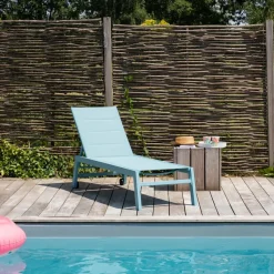 Happy Garden Zonnebaden BARBADOS - Blauw - Aluminium