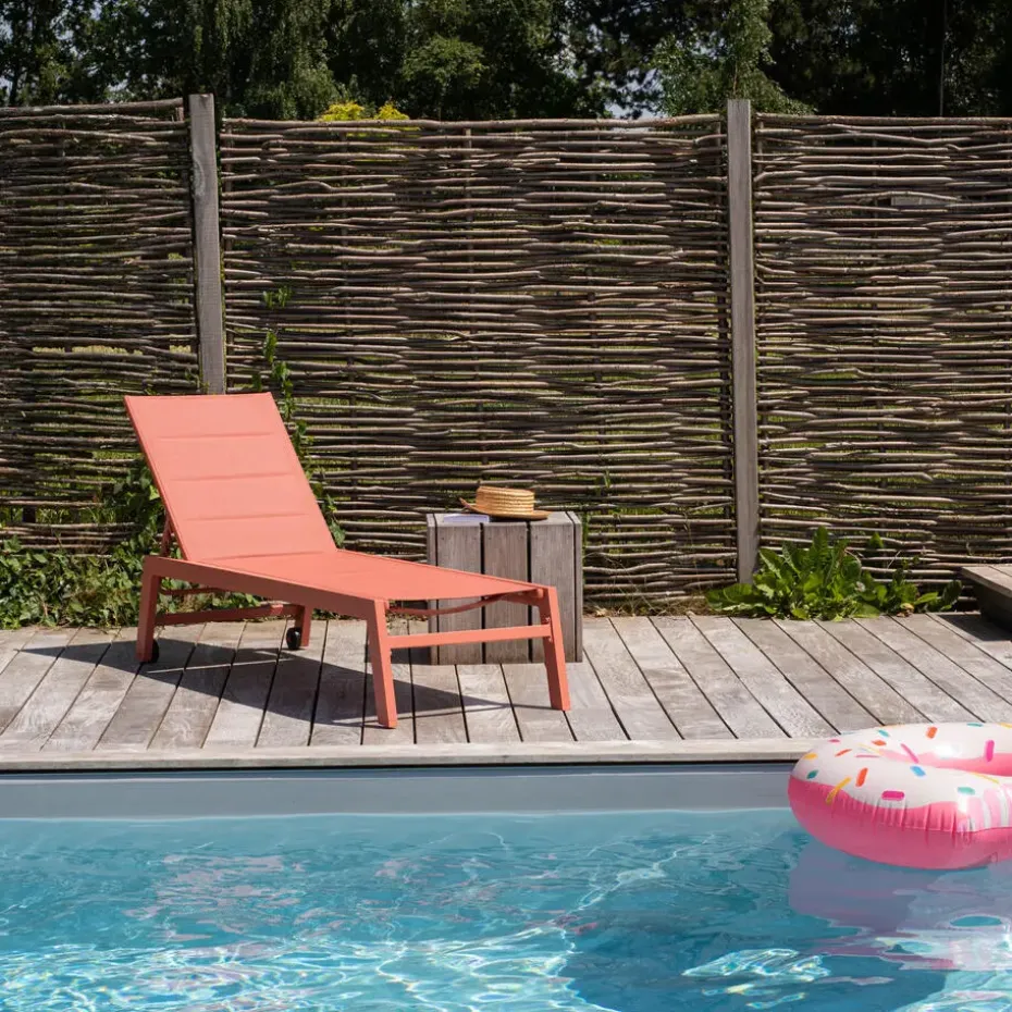 Happy Garden Zonnebaden BARBADOS - Oranje - Aluminium