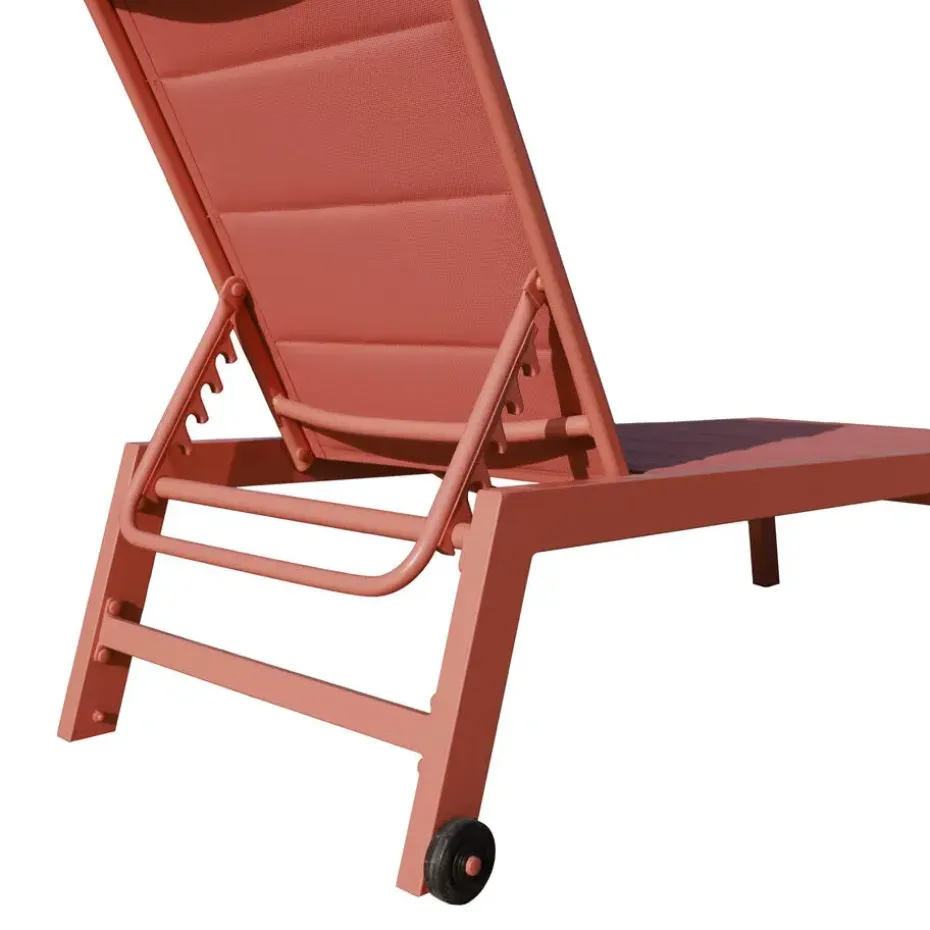 Happy Garden Zonnebaden BARBADOS - Oranje - Aluminium