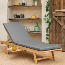 Happy Garden Zonnebaden KANAWA - Grijs - Acacia