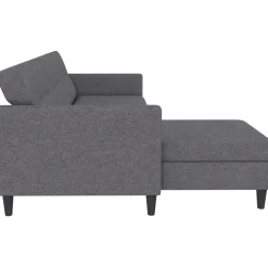Hartford - 3-zits hoekslaapbank in grijs stof