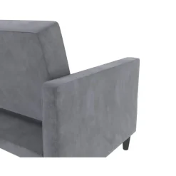 Hartford - 3-zits slaapbank in antraciet fluweel