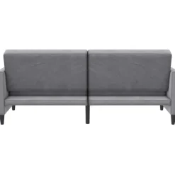 Hartford - 3-zits slaapbank in grijs fluweel