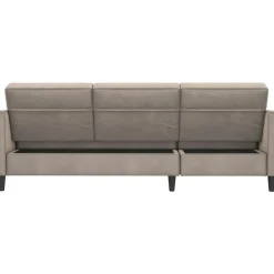 Hartford - 3-zits slaapbank in taupe fluweel