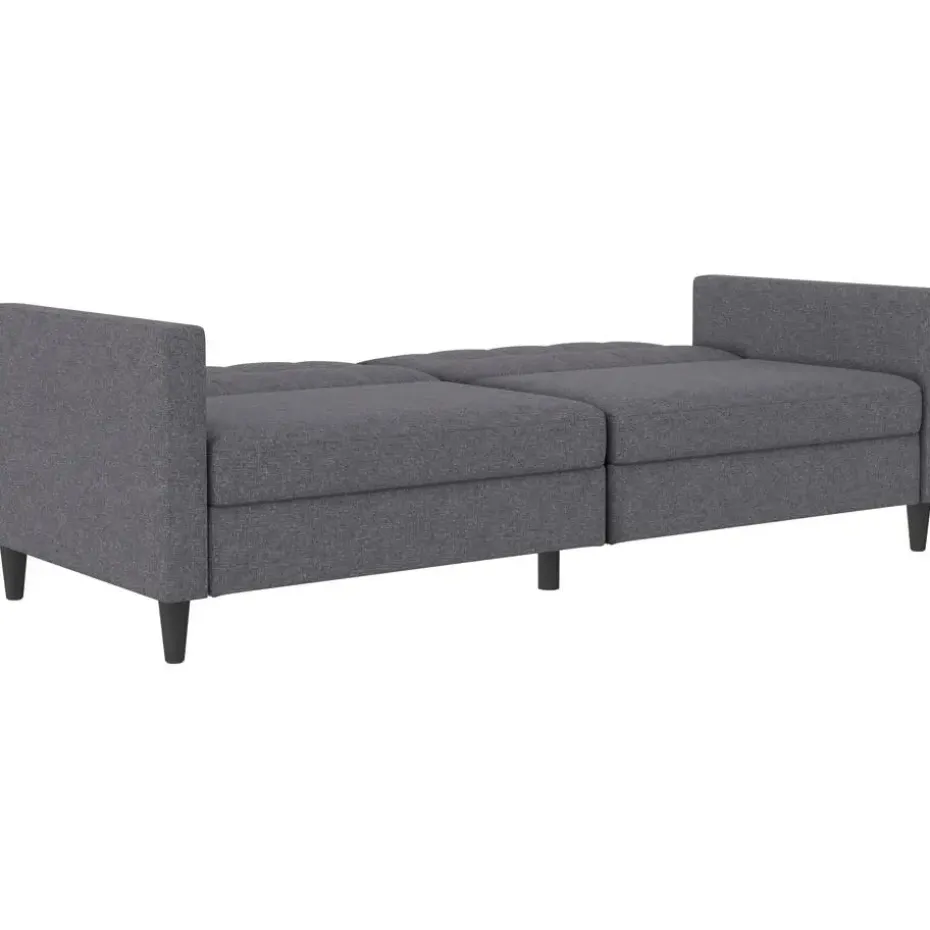 Hartford - 3-zits slaapbank in grijs stof