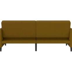 Hartford - 3-zits slaapbank in curry stof