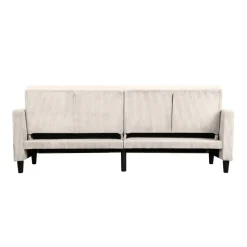 Hartford II - 3-zits slaapbank in crèmekleurige stof
