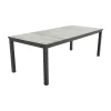 Hartman Comino dining tuintafel 223x105 cm. - Keramiek/Grijs