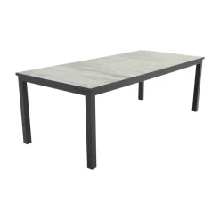 Hartman Comino dining tuintafel 223x105 cm. - Keramiek/Grijs