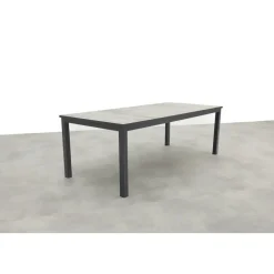 Hartman Comino dining tuintafel 223x105 cm. - Keramiek/Grijs