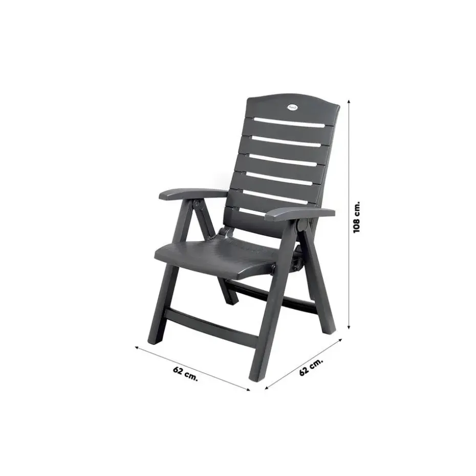 Hartman Florion Recliner verstelbare tuinstoel - Royal Grey
