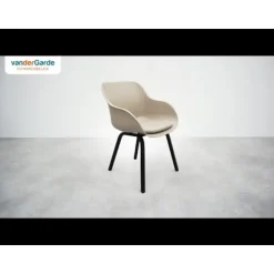 Hartman Le Soleil Element dining armstoel - Cotton white - 4 st.