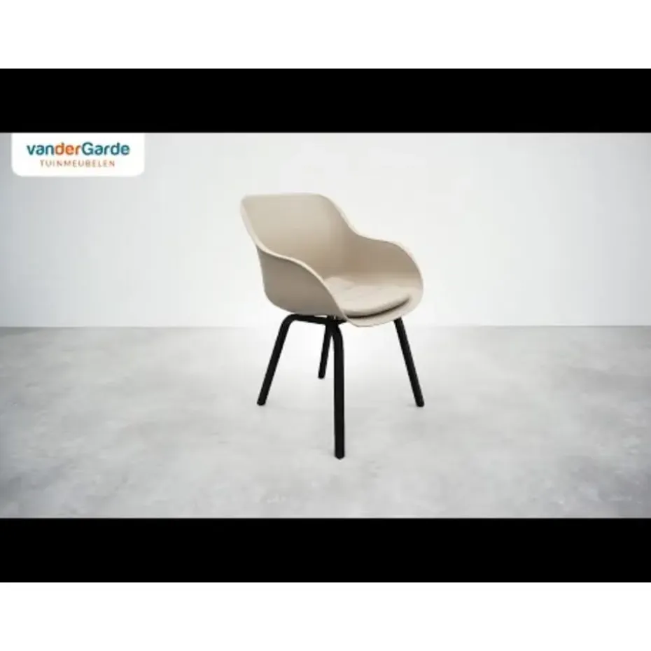 Hartman Le Soleil Element dining armstoel - Cotton white - 4 st.