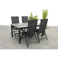 Hartman Napoli/Comino verstelbare tuinset (5-delig) - 163x105 cm