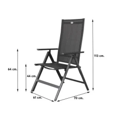 Hartman Napoli/Comino verstelbare tuinset (5-delig) - 163x105 cm