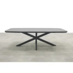 Hartman Napoli/Soreno deens ovale verstelbare tuinset 240x110 cm. - Licht grijs