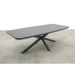 Hartman Napoli/Soreno deens ovale verstelbare tuinset 240x110 cm. - Licht grijs