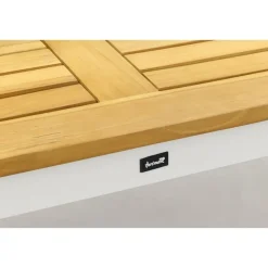 Hartman Sonata tuintafel 220x100 cm. - Teak - wit