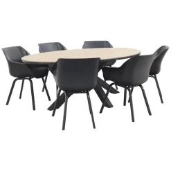Hartman Sophie Element - Xerix/GI Edison 220 tafel - ovale tuinset