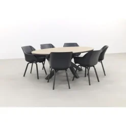 Hartman Sophie Element - Xerix/GI Edison 220 tafel - ovale tuinset