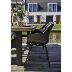 Hartman Sophie Element dining armstoel- Carbon black - 4 st.