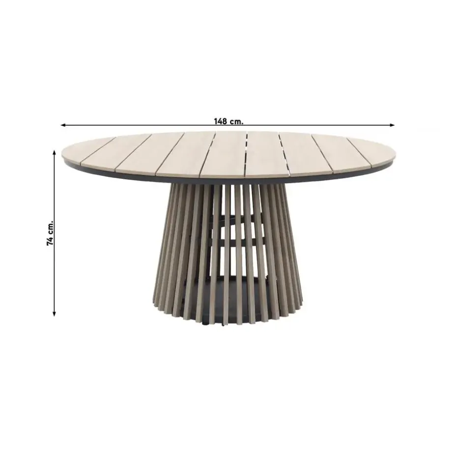 Hartman Sophie Element/GI Trinxa ronde tuinset - Ø148 cm