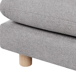 HEDEN - Ottomaan - Grijs - Polyester