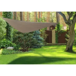 Hesperide Schaduwdoek Curacao - driehoekig - taupe - 4x4m