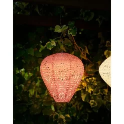 Hioshop Arna lantaarn oplaadbaar roze