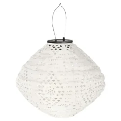Hioshop Asa lantaarn oplaadbaar wit