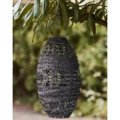 Hioshop Astrid lantaarn oplaadbaar grijs