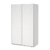 Hioshop Como schuifdeurkast 2 deuren 120x200cm wit