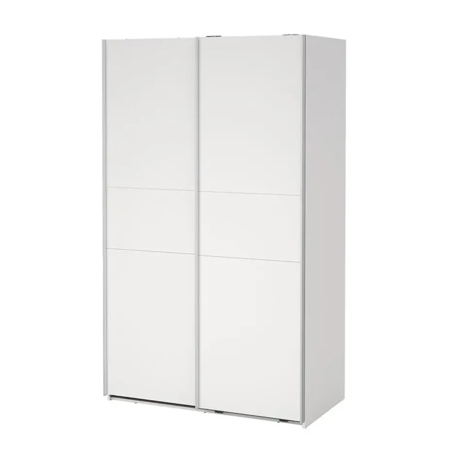 Hioshop Como schuifdeurkast 2 deuren 120x200cm wit