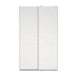 Hioshop Como schuifdeurkast 2 deuren 120x200cm wit